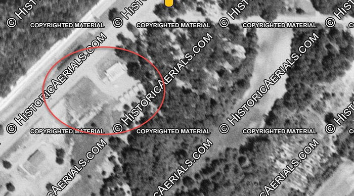 Judys Motel & Campground (Hilltop Motel) - 1955 Aerial (newer photo)